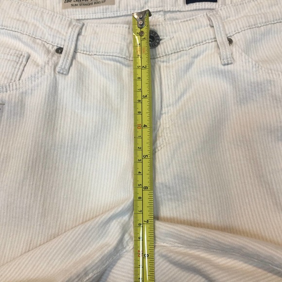 Adriano Goldschmeid Jeans Womens 28 The Stevie Pants Southwest Cream Green USA - Picture 13 of 14